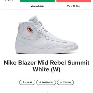 Nike Blazer Mid Rebel White (W)